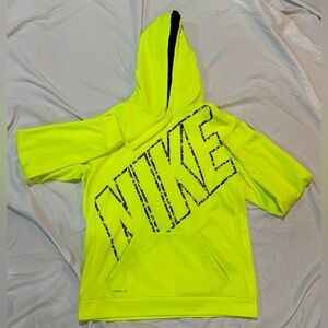 Nike Therma-Fit Men's Neon Yellow Logo Pullover Hoodie
Sweatshirt (Size L)